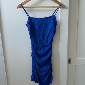 WeWoreWhat Vibrant Blue Midi Dress